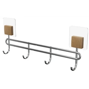 Держатель для полотенца Lemer You Color 5 крючков нержавеющая сталь цвет хром