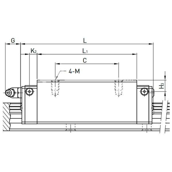 IS544 Каретка HGH45CAZAH ISKRA  - Вид №2