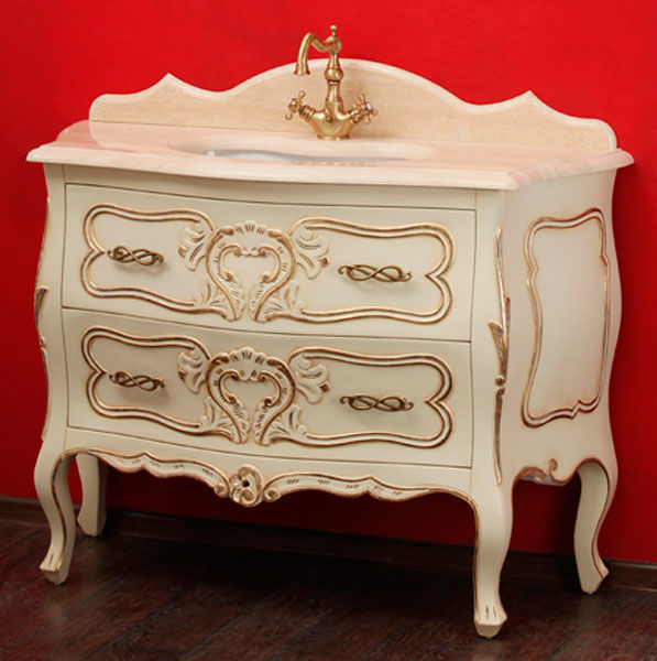 Тумба под раковину MIGLIORE Vittoria ML.VIT-BA115.DS.BR Decape Sabbia с декором.BRonzo GM.VIT-BA115.DS.BR - Вид №3