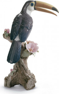 10669156 LLADRO Фигурка Lladro "Тукан" 27х13см Фарфор