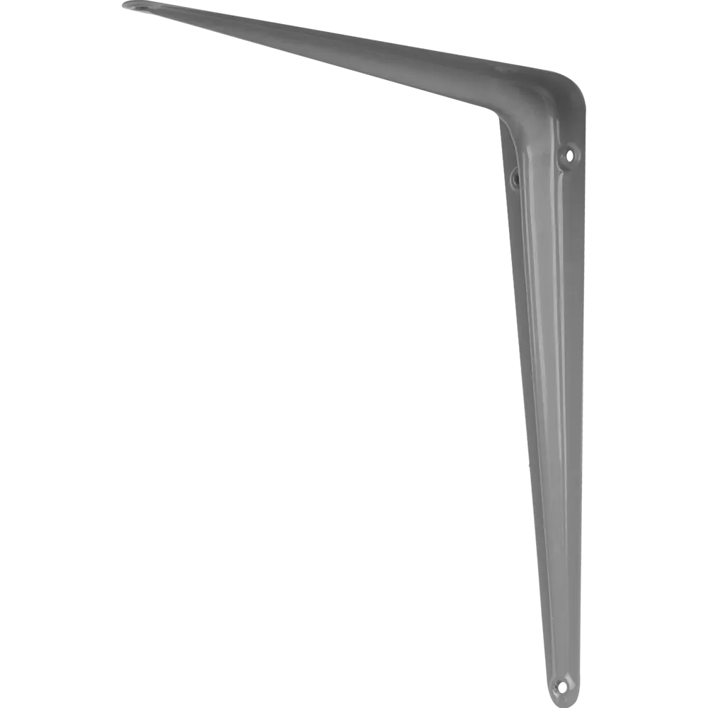 Кронштейн для полки Larvij Utility 20x22.5 см нагрузка до 10 кг металл цвет серый 10283235 STLM-2086007