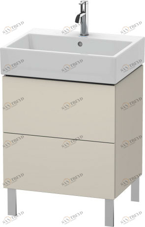 LC677509191 L-Cube Тумбочка напольная Серо-коричневый декор Duravit