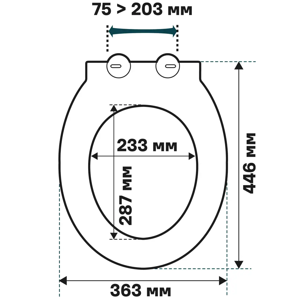 Сиденье для унитаза KONSENSA Мауро овал с микролифтом цвет белый STLM-2020380 - Вид №8