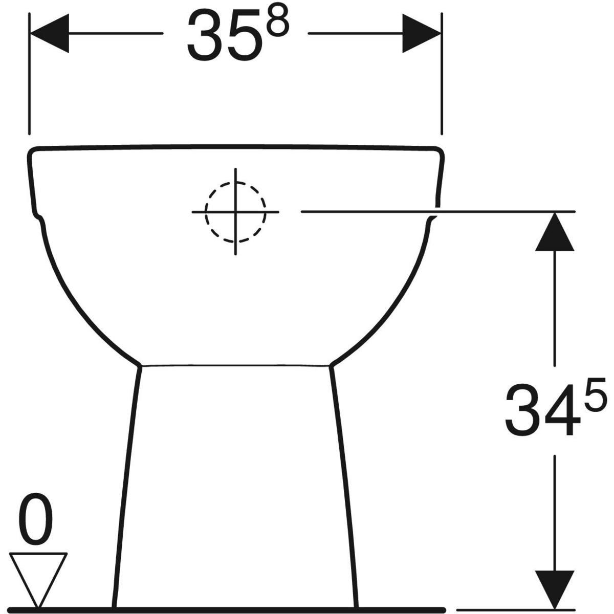 Туалет для ванной комнаты Geberit Selnova ARCH-00032016 - Вид №3