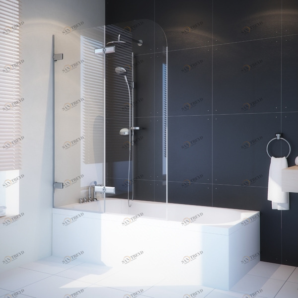 70X160GV862B Душевое ограждения на борт вынны GUTEWETTER Германия Trend