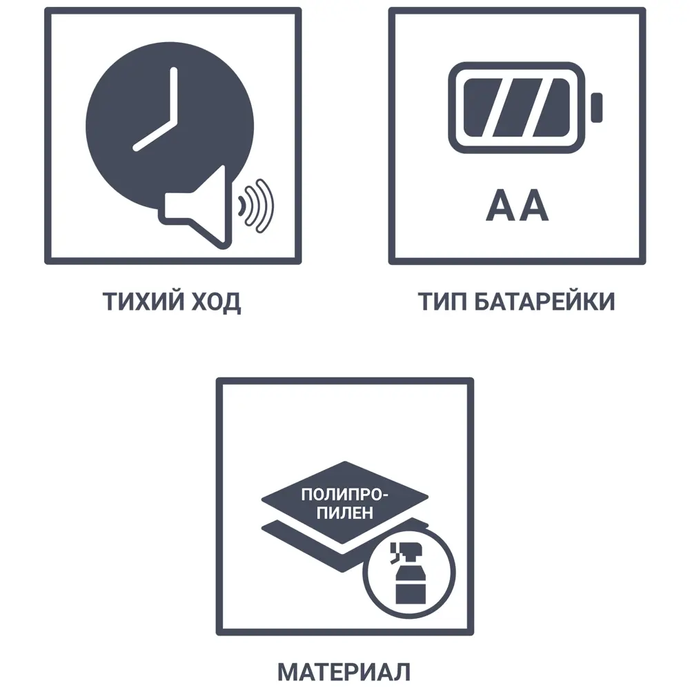 Часы настенные «Бобина» D30 см пластик цвет коричневый Santreyd STLM-2052737 - Вид №2