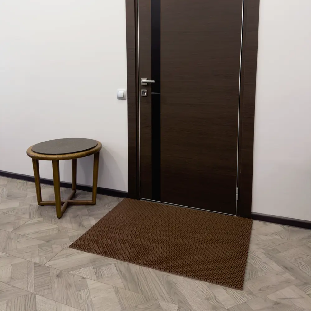 Коврик универсальный Капелька 75x105 см цвет коричневый 89353878 STLM-2131169 Santreyd 