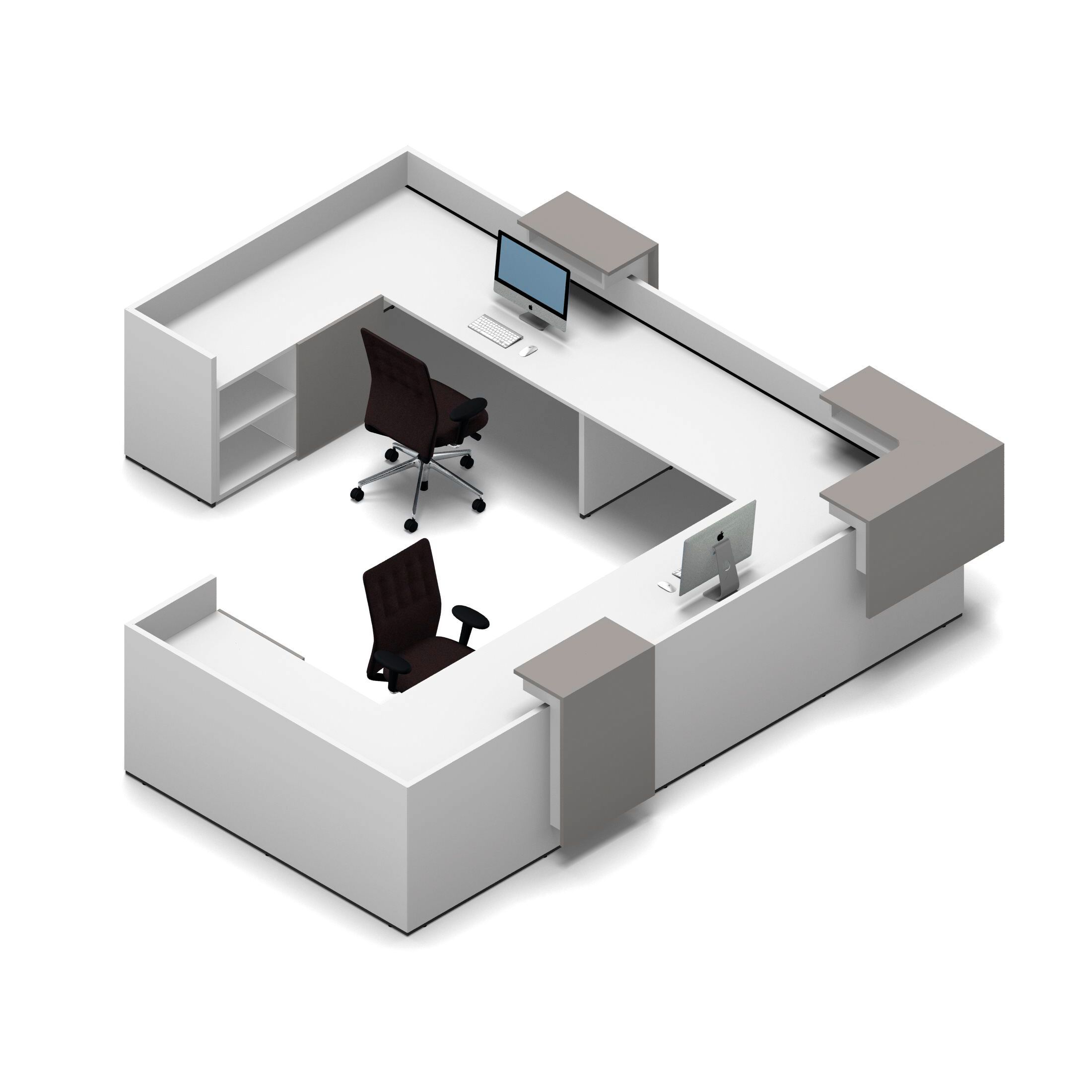 Модульная стойка регистрации werner works basic C ARCH-00106129 - Вид №22