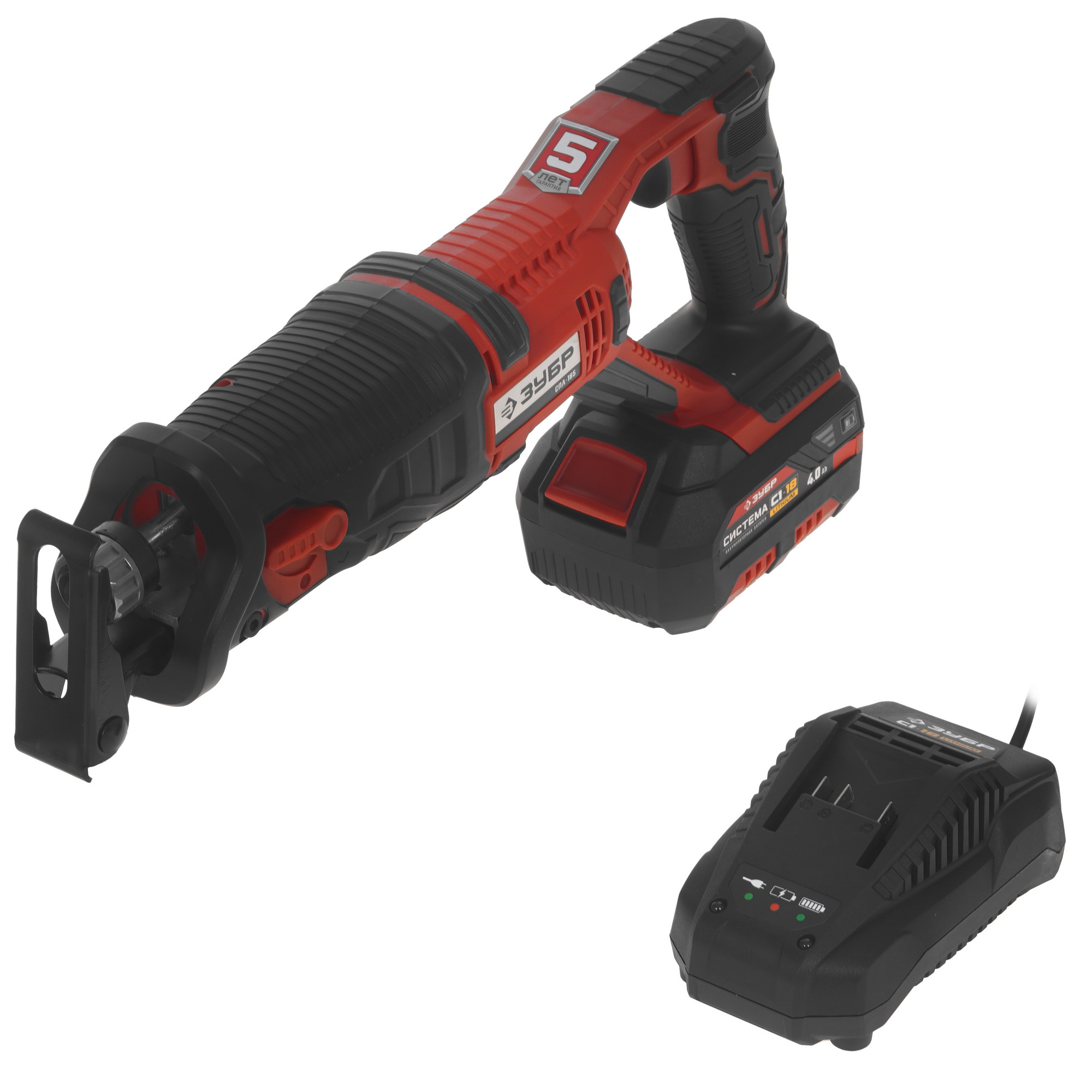 Сабельная пила Зубр СПЛ-185-41 С1-18 18V 9963636 STDN-0024814 - Вид №2