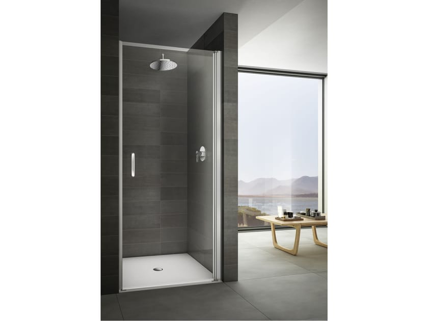 Стеклянная ниша душевая кабина с распашной дверью Provex Industrie ARCH-00132698