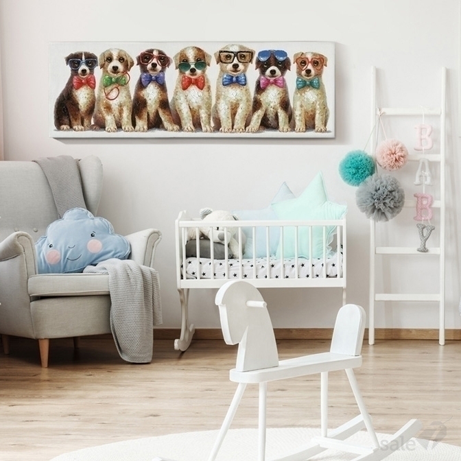 064372 Картина 120x40 акрил Schuller Pets 
