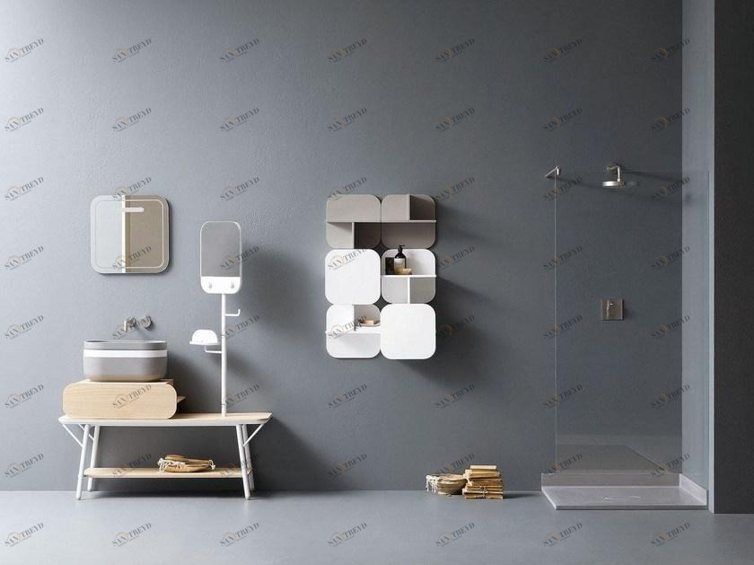 NOVELLO Тумба под умывальник с зеркалом Oblon sun-id-1435134