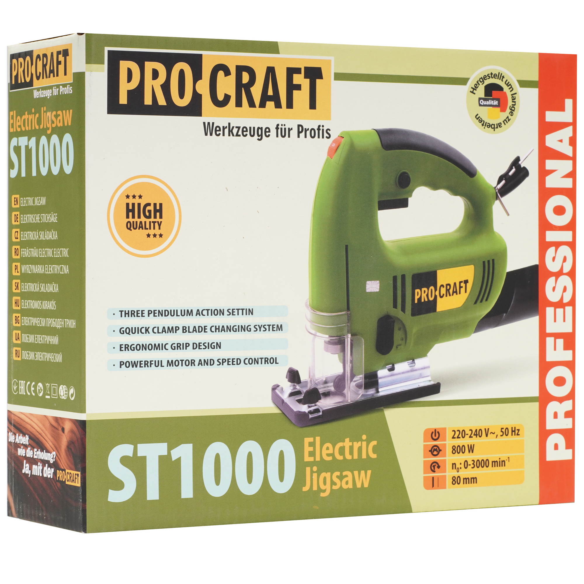 Электрический лобзик PROCRAFT ST1000 9277869 STDN-0022533 - Вид №9
