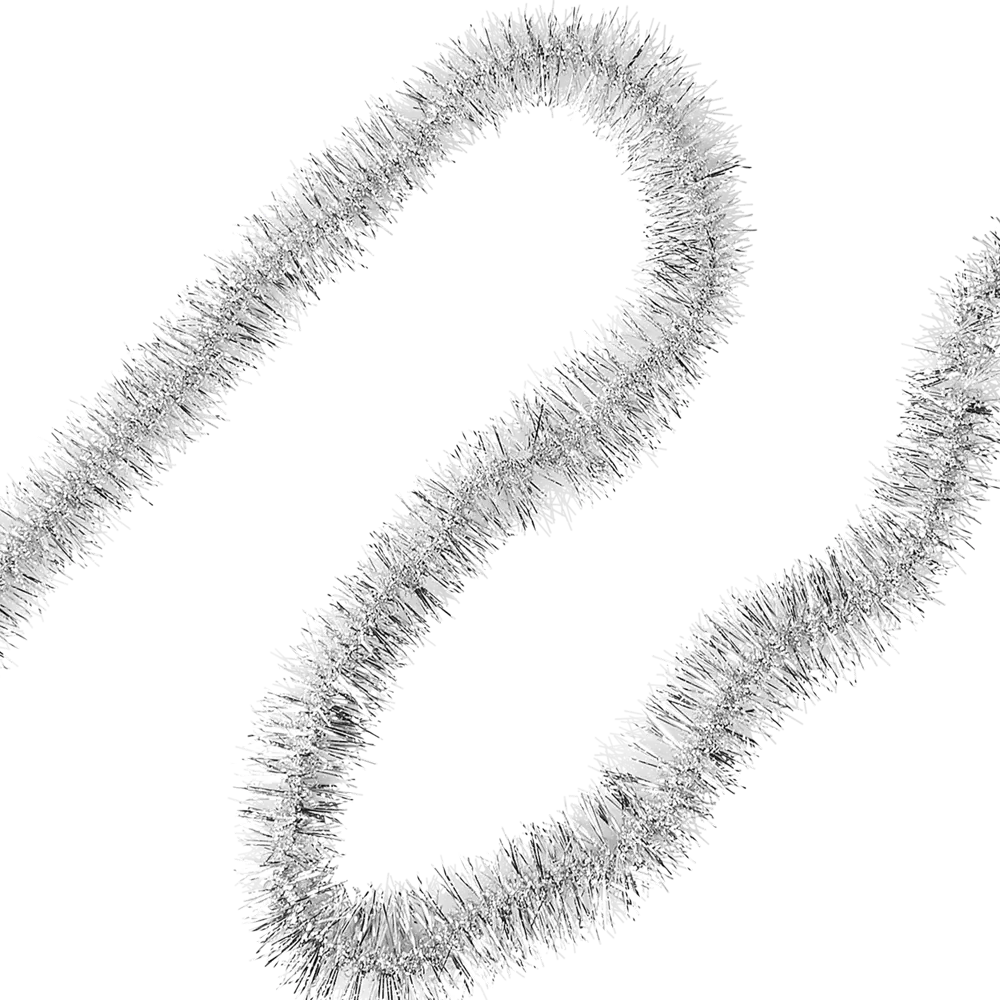 Мишура Вьюга 270 см цвет серебро Santreyd STLM-2102130 - Вид №1