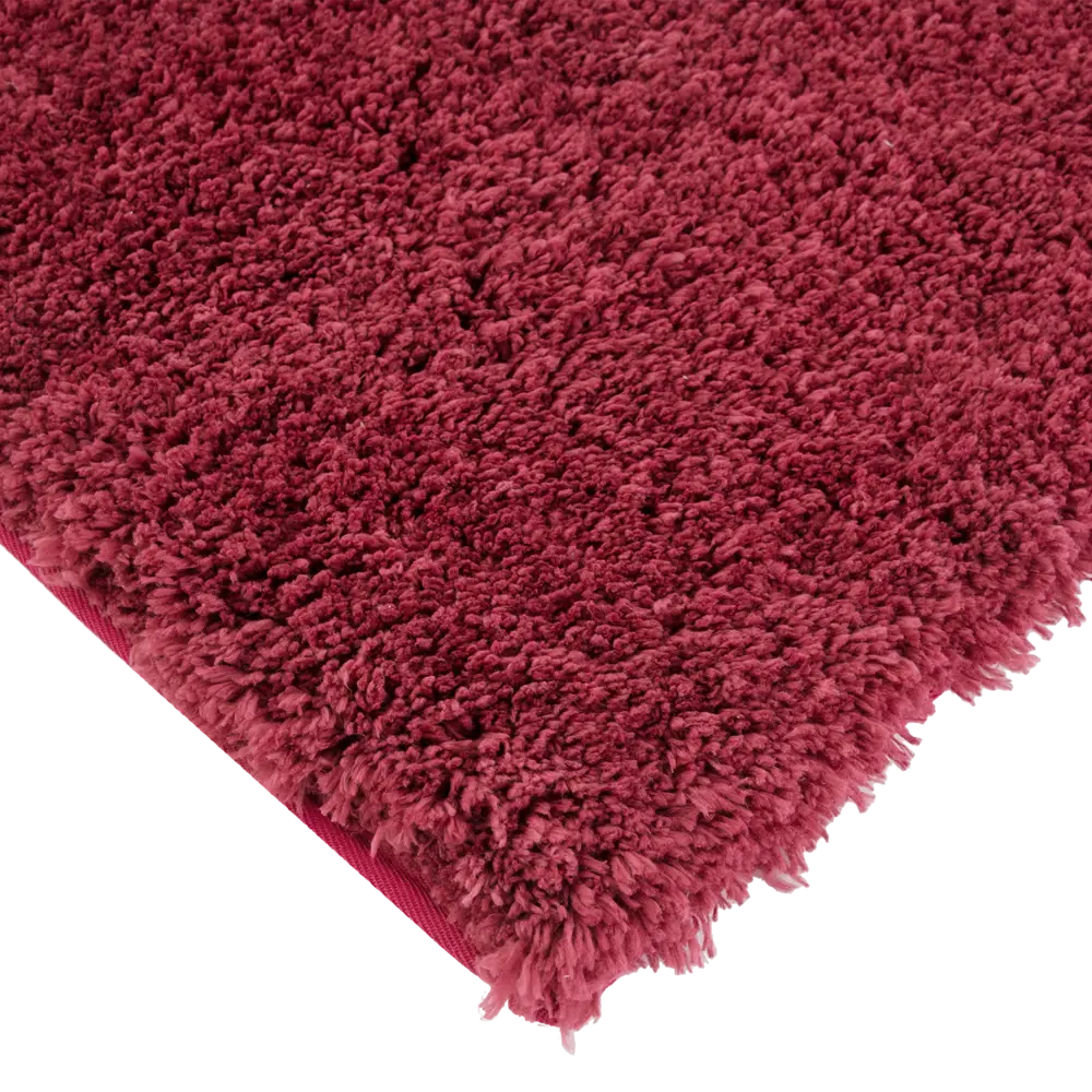Коврик для ванной Swensa Lungo 80x50 см цвет тёмно-красный Presto STLM-2161477 - Вид №1