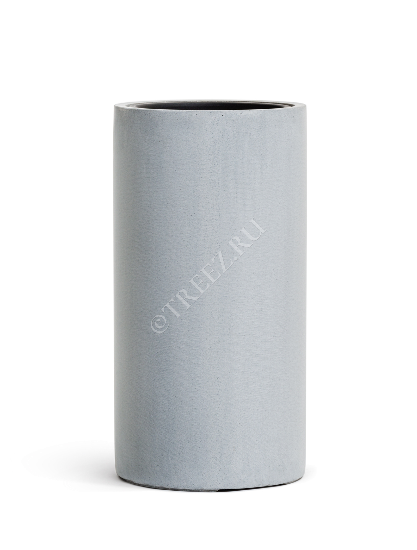 41.3320-02-029-LG-80 Кашпо  Effectory - серия Beton - Высокий цилиндр - Серый ледник Цветочная коллекция  - Вид №2