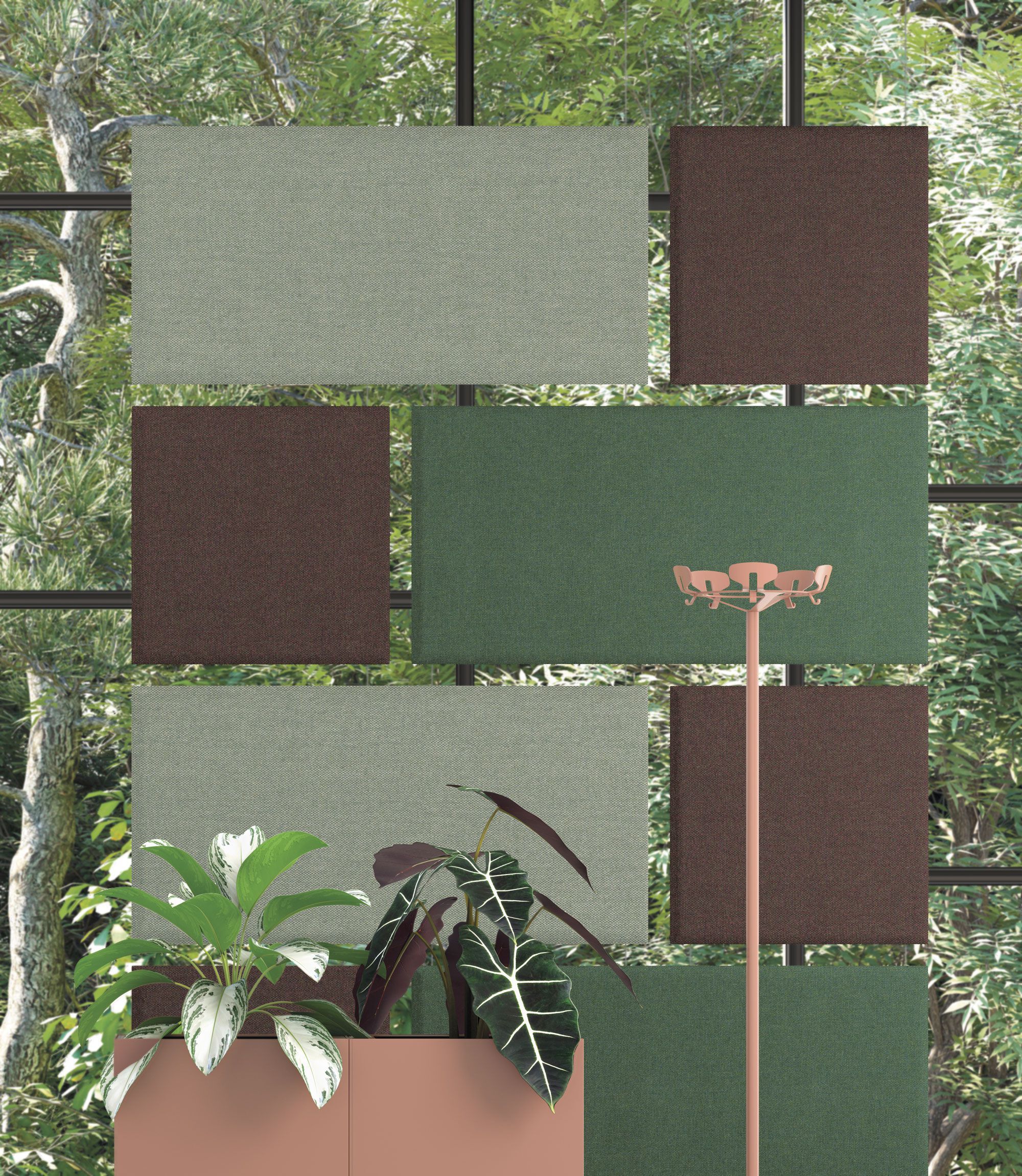 Подвесные мягкие акустические перегородки Manade Addenda ARCH-00046032 - Вид №1