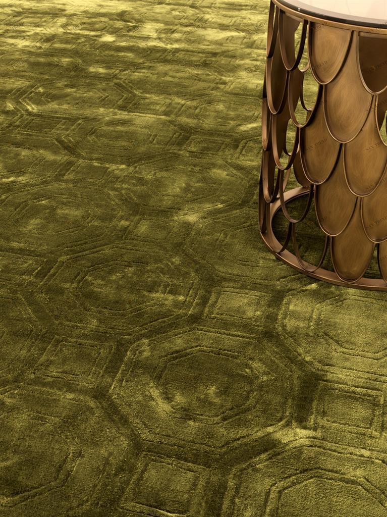 Ковер Shaw от Eichholtz 200x300 Зеленый EICHHOLTZ ДИЗАЙНЕРСКИЕ, EICHHOLTZ 062176 Зеленый 
