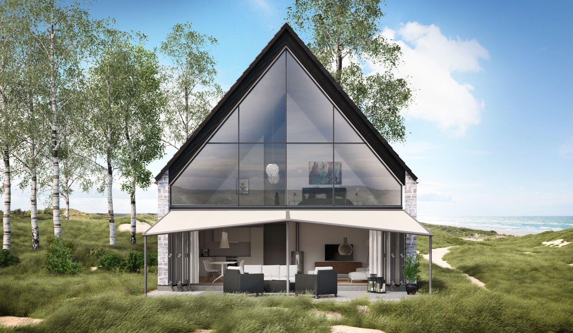 Моторизованный тент с боковыми направляющими markilux MARKILUX PERGOLA CLASSIC ARCH-00131538 - Вид №2