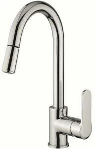 EMMEVI RUBINETTERIE Смеситель для кухни, устанавливаемой на столешнице, с вытяжным душем Nefer