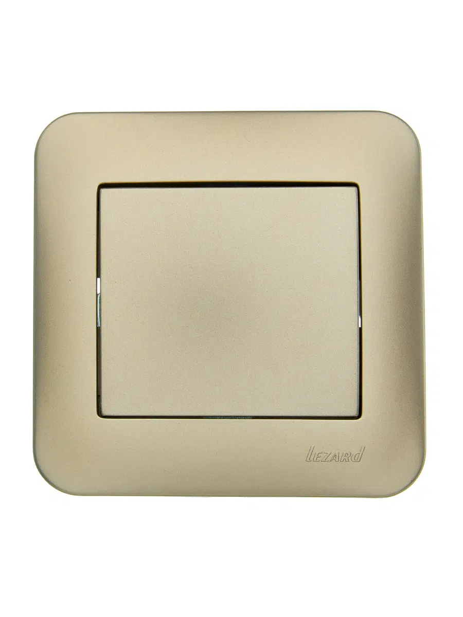 ASTI Выключатель золото LEZARD 7081-3636-100