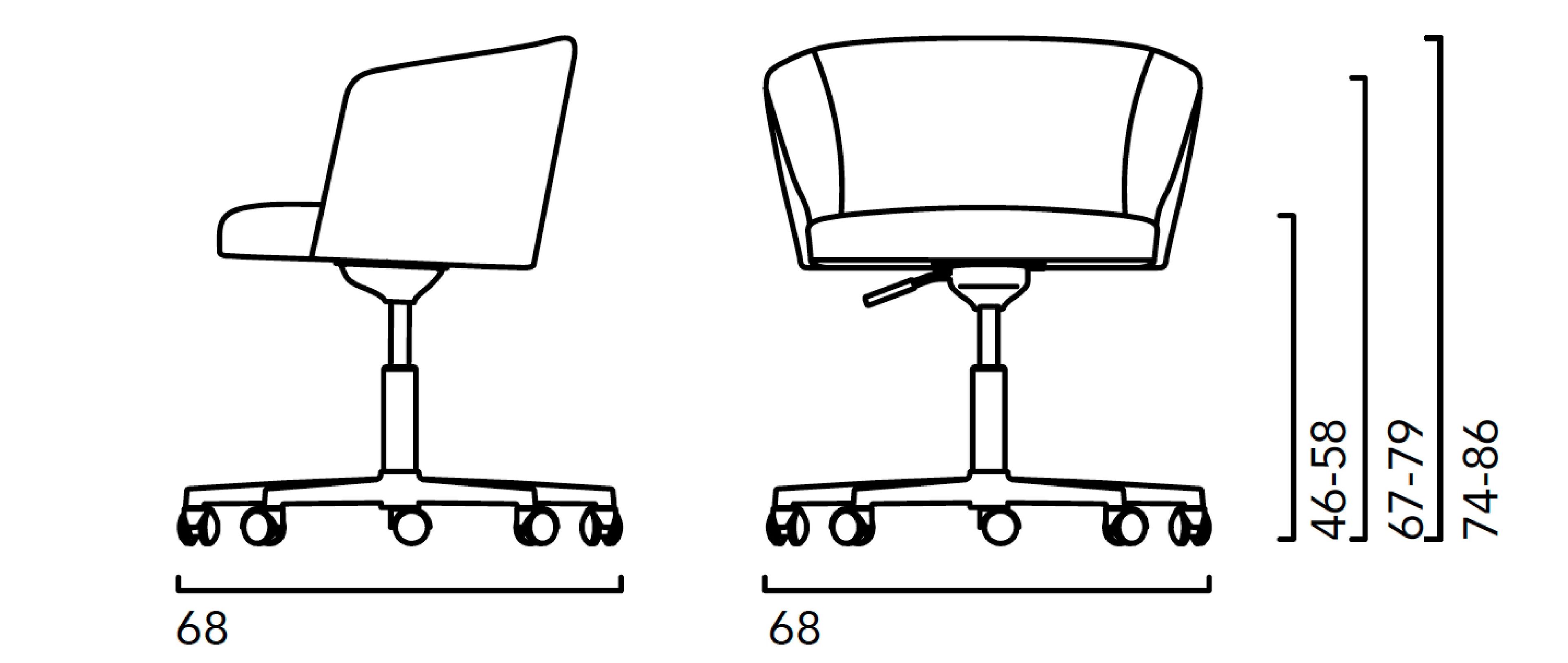 Мягкое вращающееся кресло Crassevig ARCH-00118045 - Вид №2