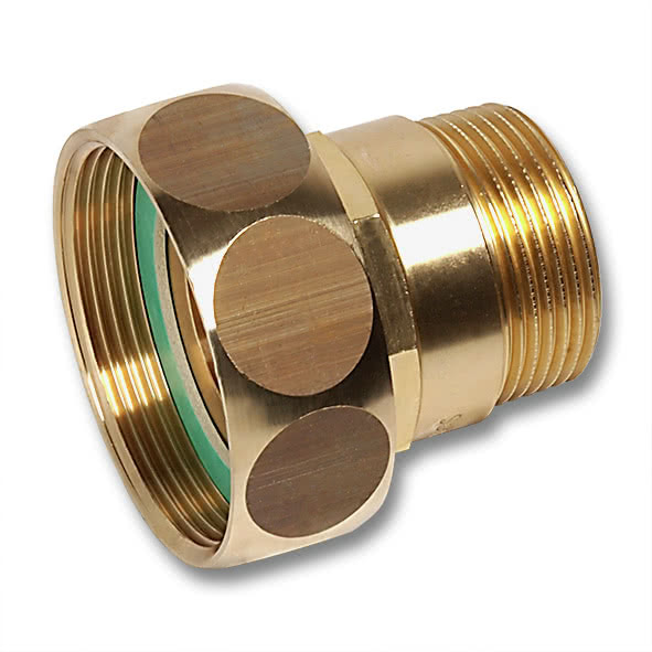 3950128112 SANHA 950 резьб. соед. для насосов НР-пайка, с упл., латунь 1x28x11/2 мм  - Вид №1