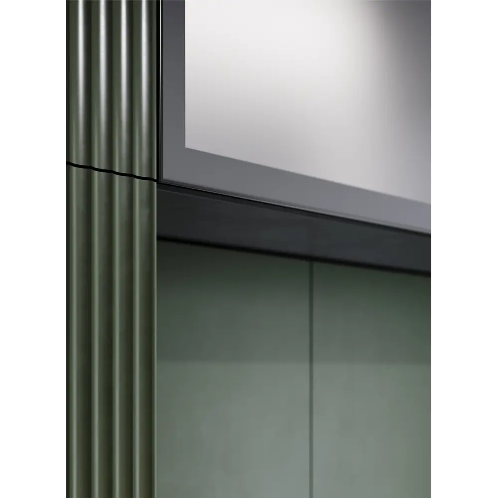 Фасад-витрина кухонного шкафа Вельск 59.7x38.1 см KONSENSA стекло цвет черный STLM-2068368 - Вид №8