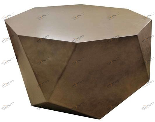 GANSK Восьмиугольный журнальный столик из стекловолокна Diamond G3110