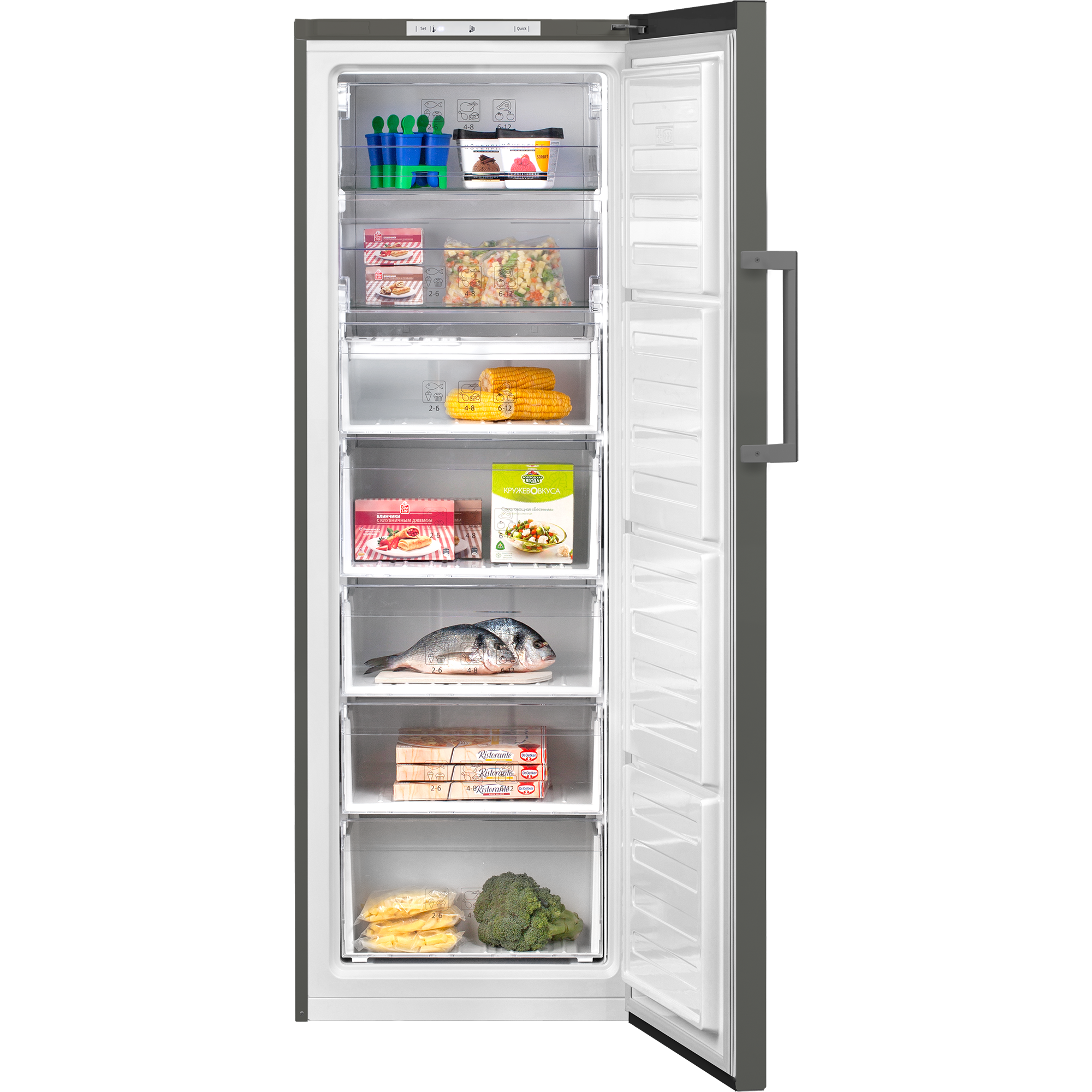 5478134 Морозильный шкаф  Beko RFSK266T01G серый STDN-0018177 - Вид №1