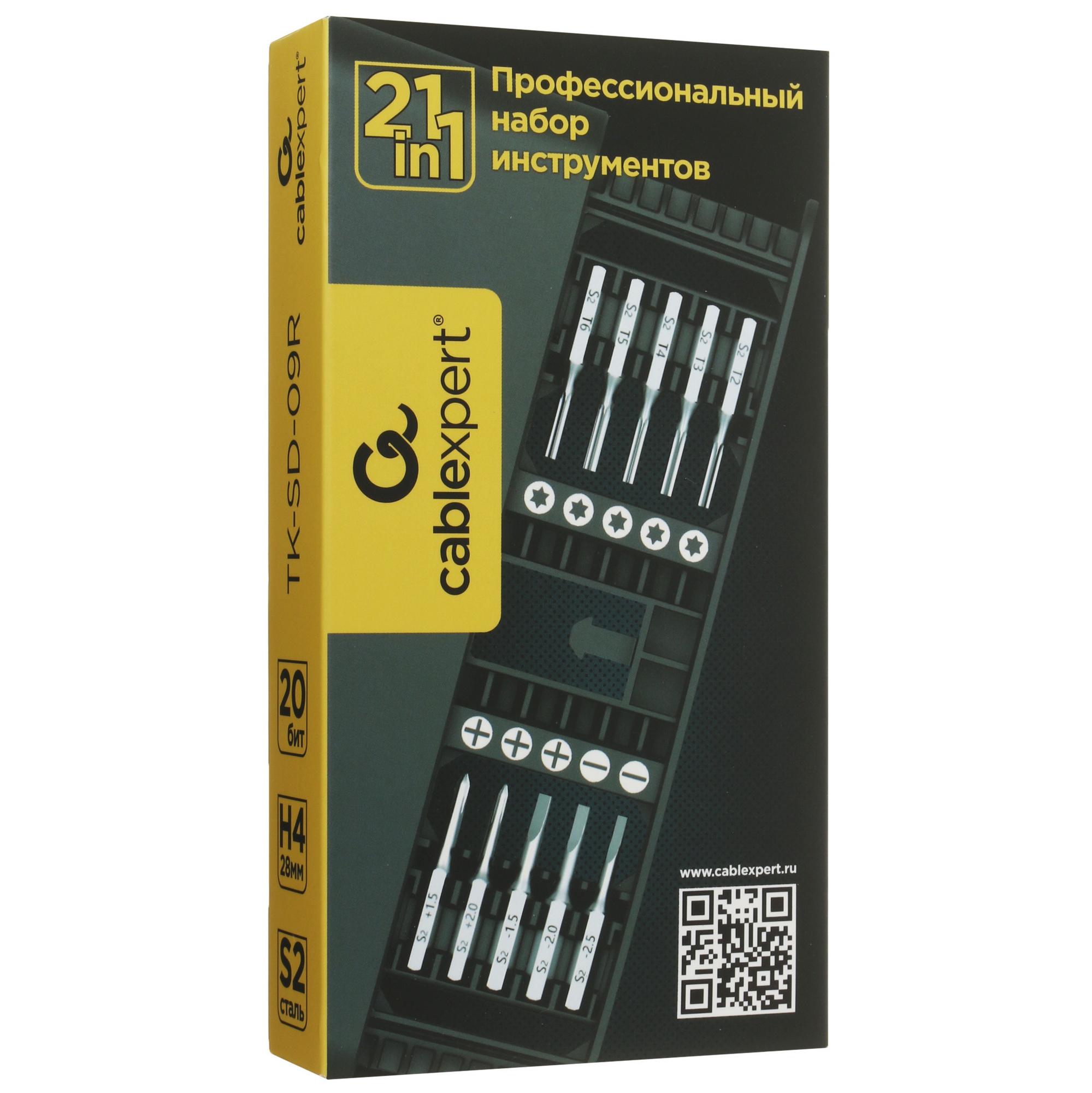 Отвертка с набором насадок Cablexpert TK-SD-09R 5331756 STDN-0126345 - Вид №4