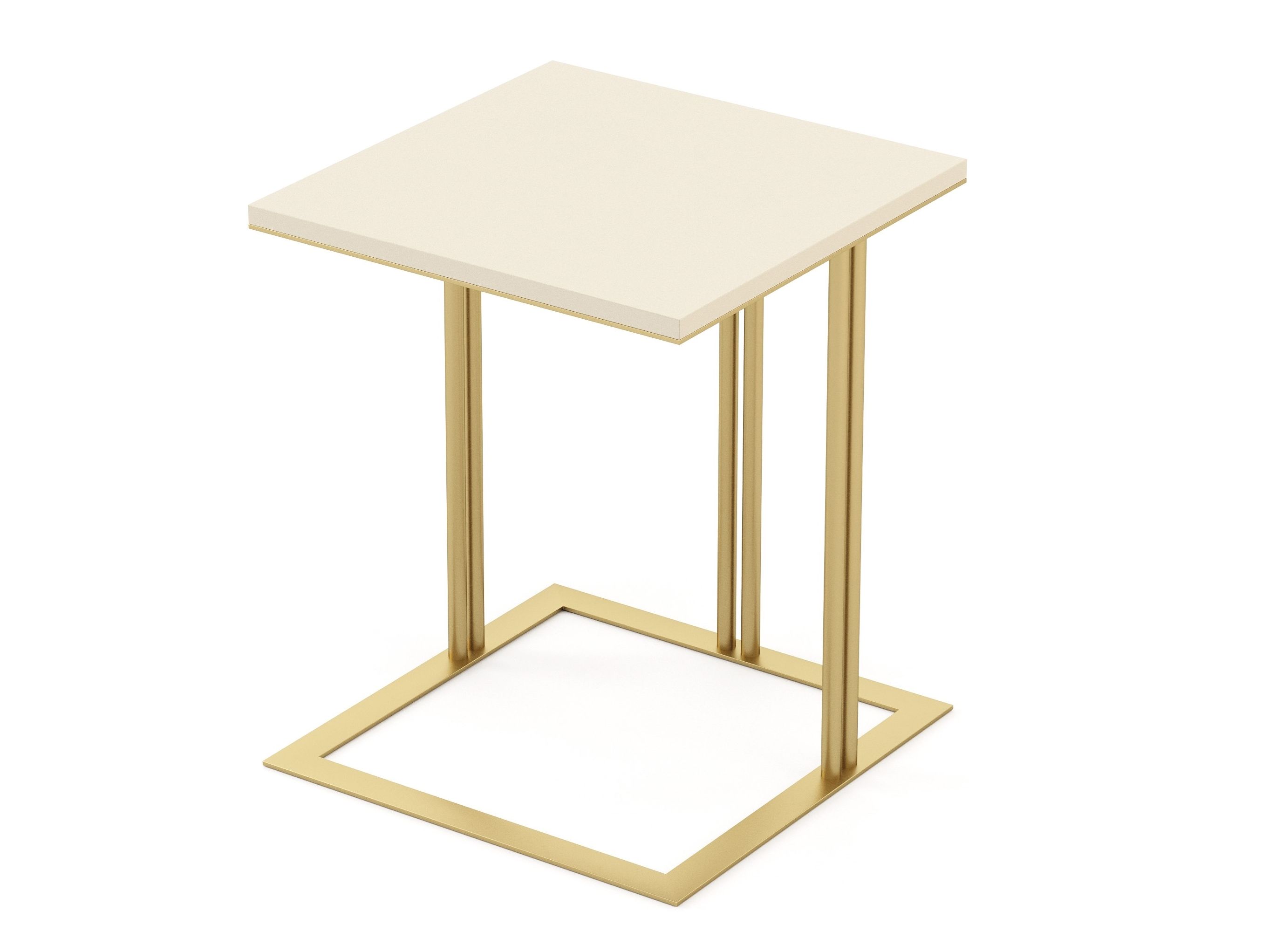 Латунный квадратный журнальный столик Stylish Club Louise ARCH-00054822 - Вид №2