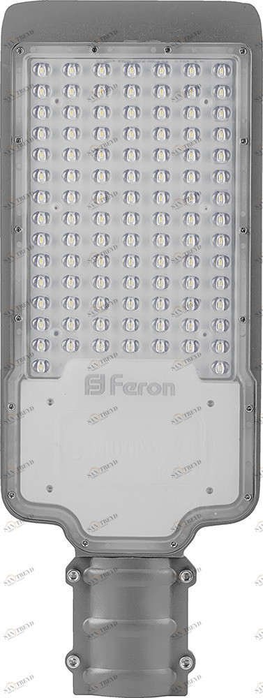Светодиодный уличный консольный светильник 60 см 150W 6400K серый Feron 32574 FERON  00-3956149 Серый 