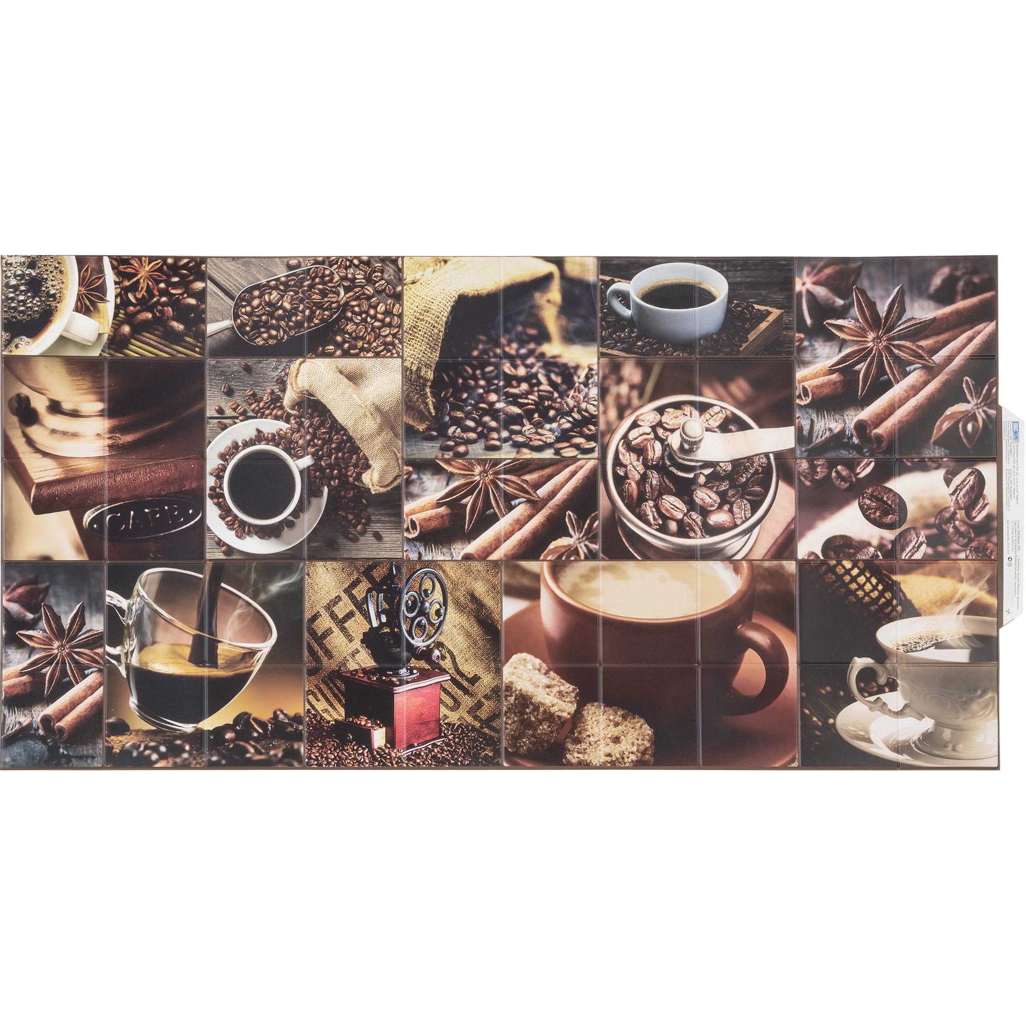 82689613 Панель ПВХ листовая 0.3 мм 960x485 мм Бариста 0.47 м² Santreyd  - Вид №2