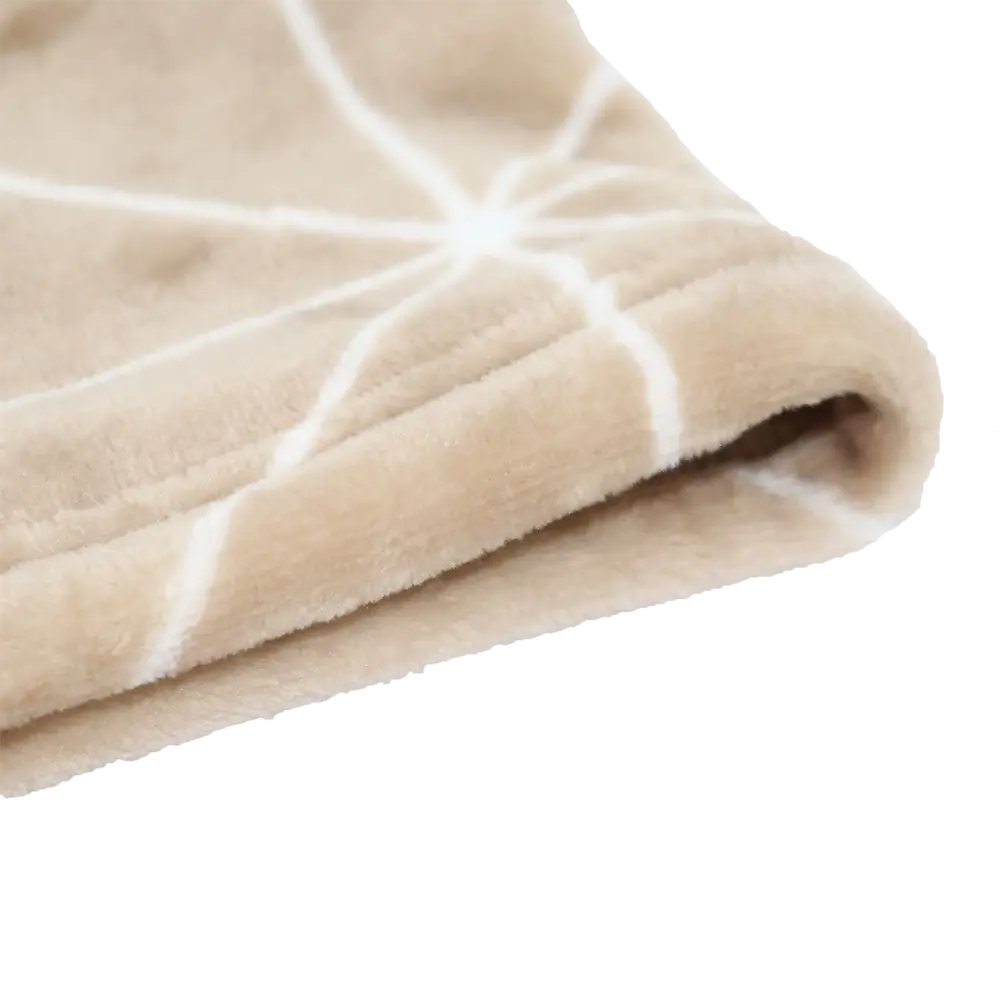 Плед «Арго» 200x220 см микрофибра цвет бежевый Santreyd STLM-2080539 - Вид №2