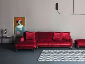 Twils Lounge 3-х местный тканевый диван с шезлонгом Revival