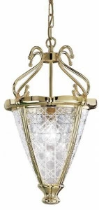 Possoni Illuminazione Фонарь из чистого золота с хрустальным стеклом Alice 1030/1-c