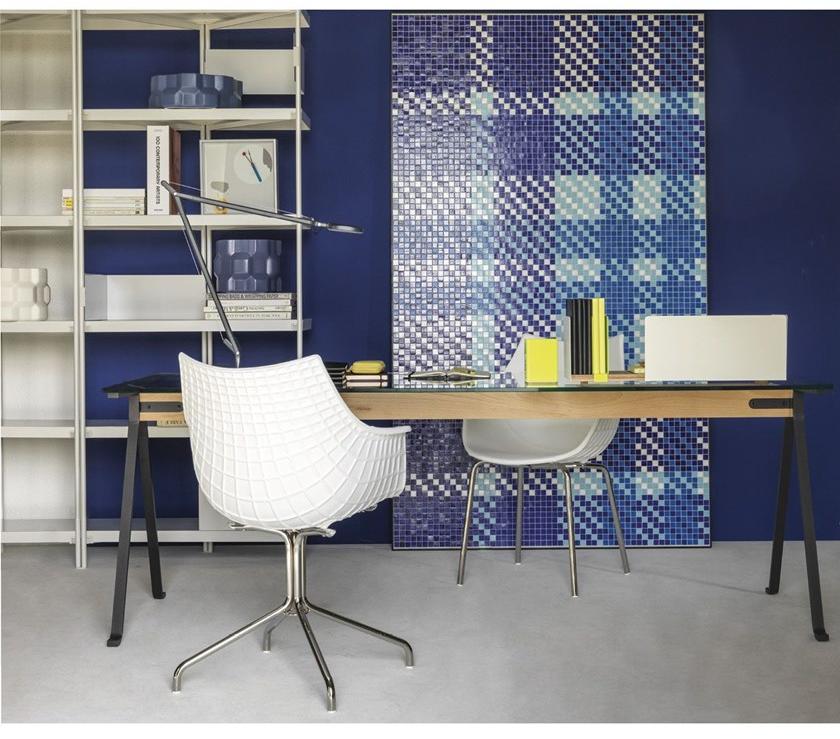 Driade Прямоугольный стол из стали, стекла и дерева Frate, fratello, cugino, cuginetto sun-id-1515562 - Вид №2