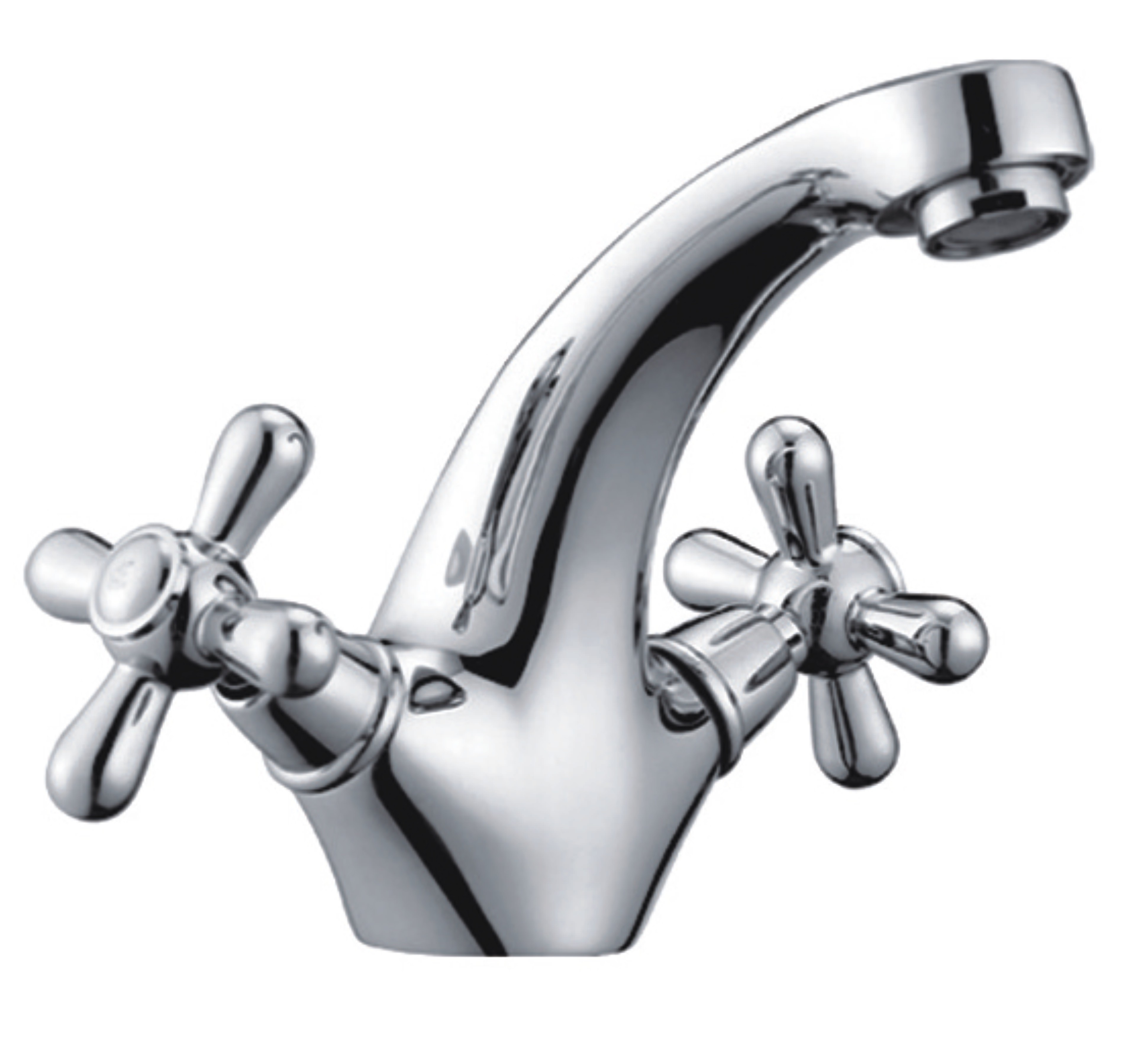 HB1025 Смеситель для раковины , хром Haiba  - Вид №1