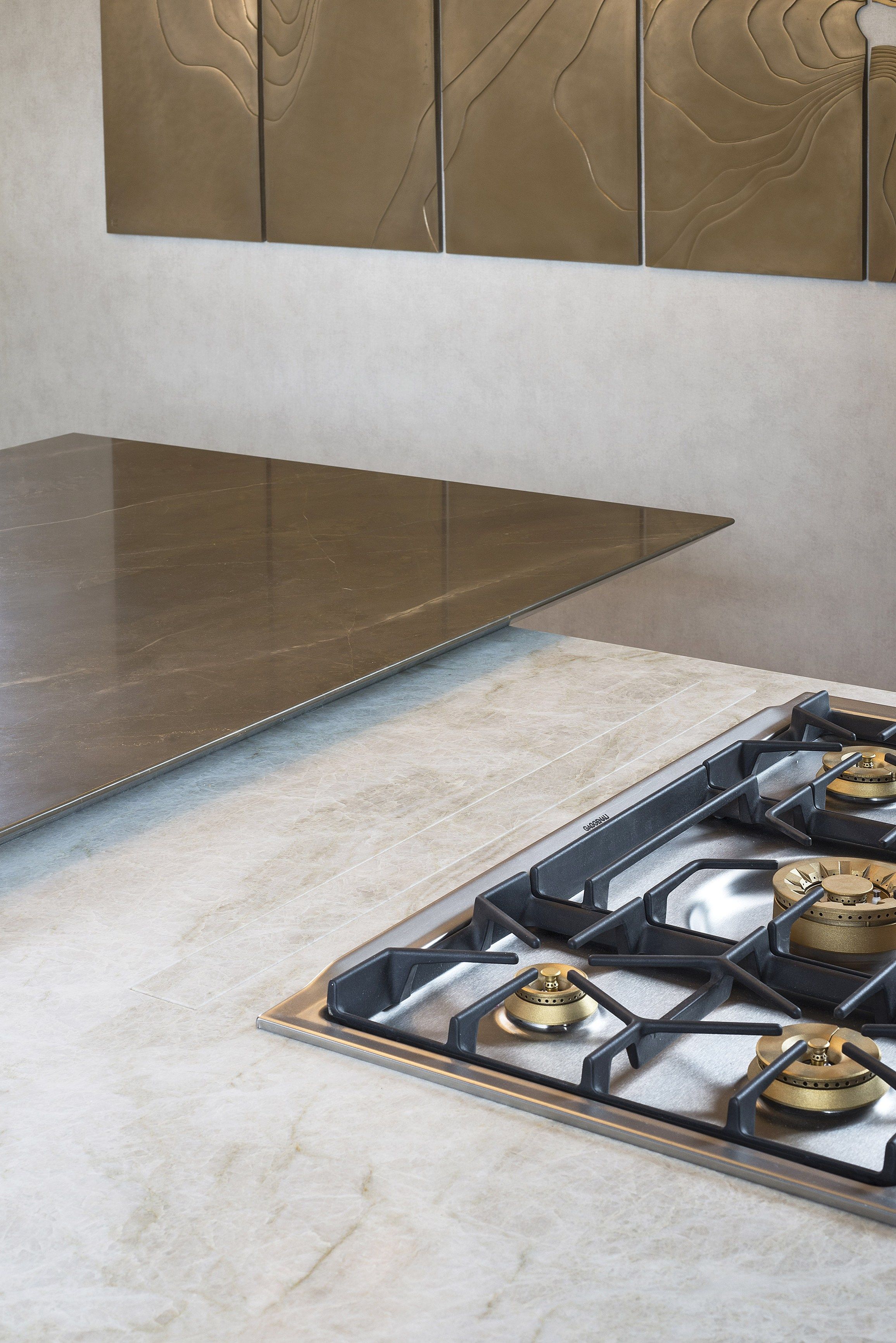 Кухня на заказ с островом без ручек TM Italia Cucine T30 / D90 ARCH-00118530 - Вид №7