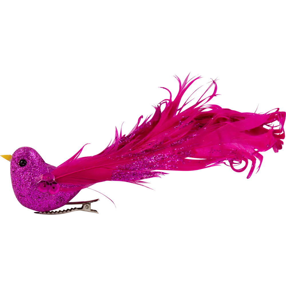 Ёлочное украшение «Птица на прищепке» цвет розовый Santreyd STLM-2210499 - Вид №1