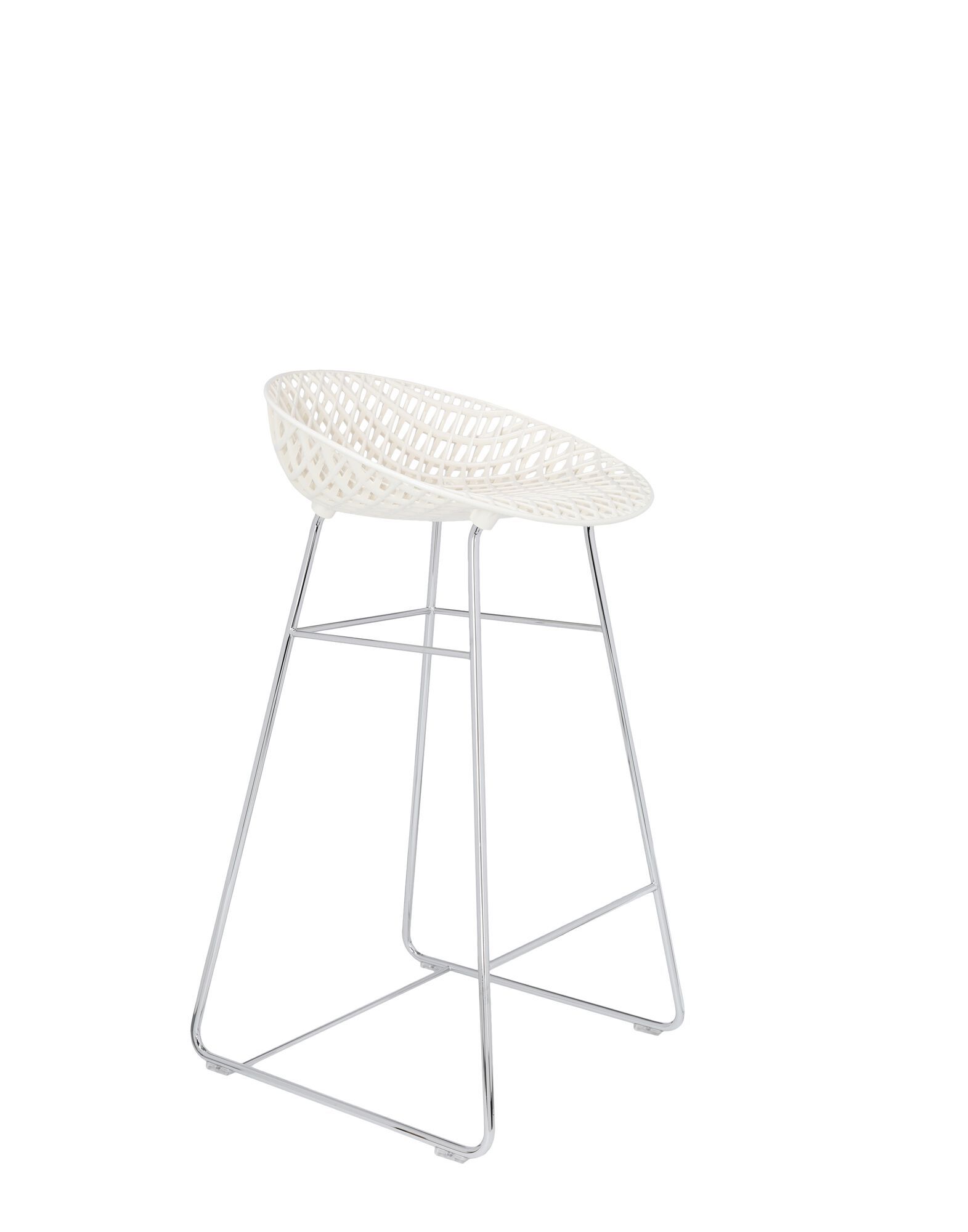 Высокий стул из поликарбоната и стали Kartell SMATRIK ARCH-00085955 - Вид №4