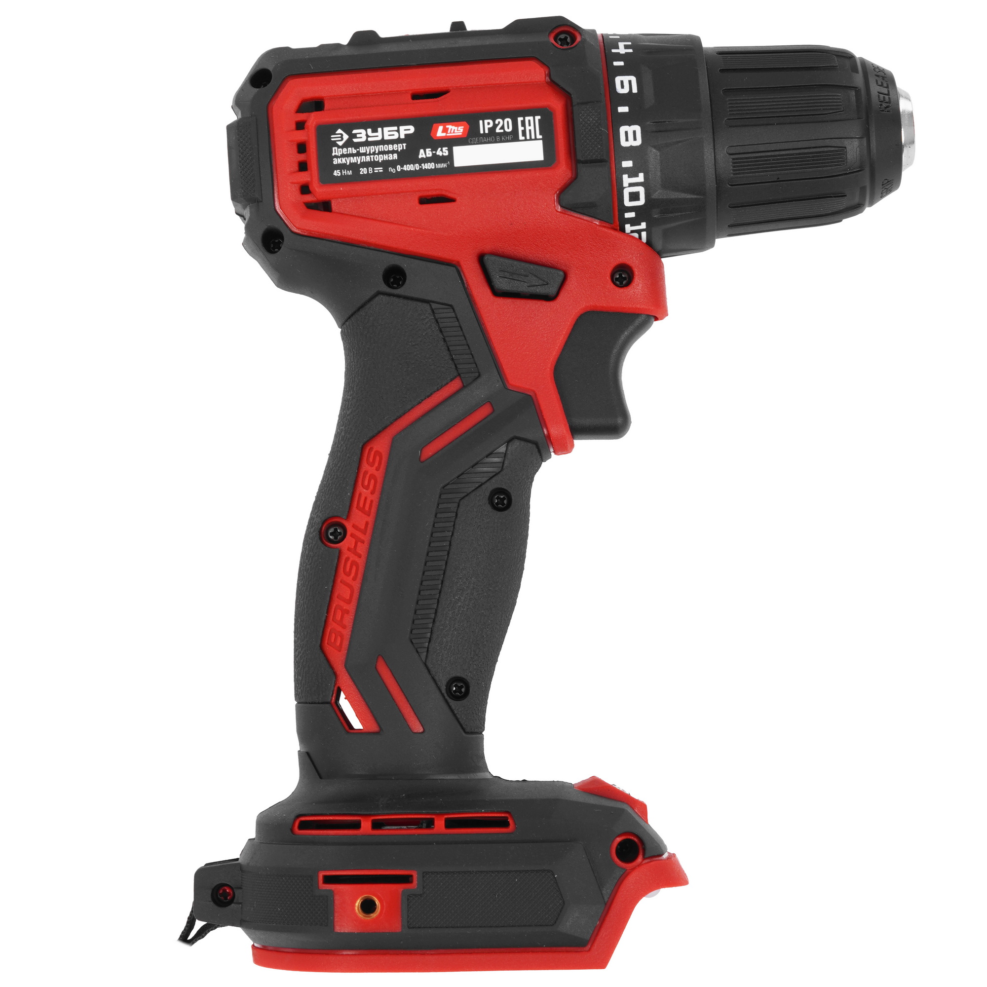 Дрель-шуруповерт ЗУБР ДБ-45   , Без ЗУ, Без АКБ 9279432 STDN-0142595 - Вид №1