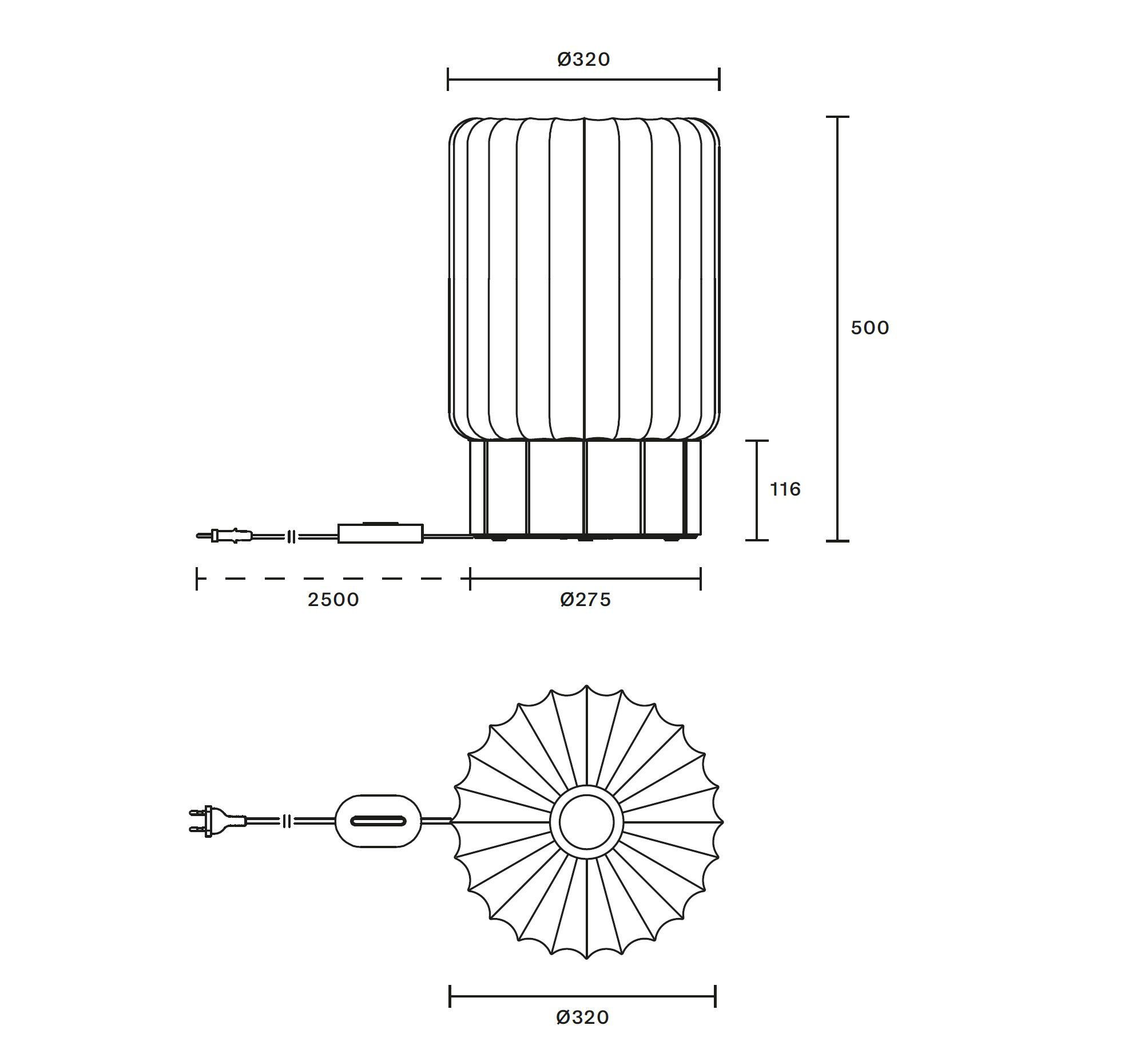 Настольная лампа с регулируемой яркостью из смолы Cocoon Pholc Meter ARCH-00102711 - Вид №10