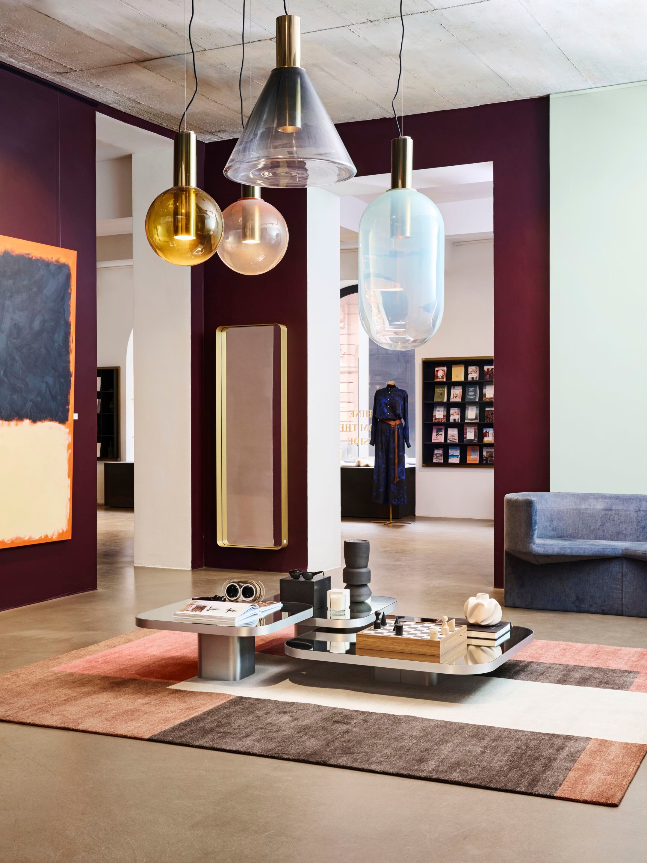 Низкий алюминиевый журнальный столик для гостиной Classicon лук ARCH-00147896 - Вид №1