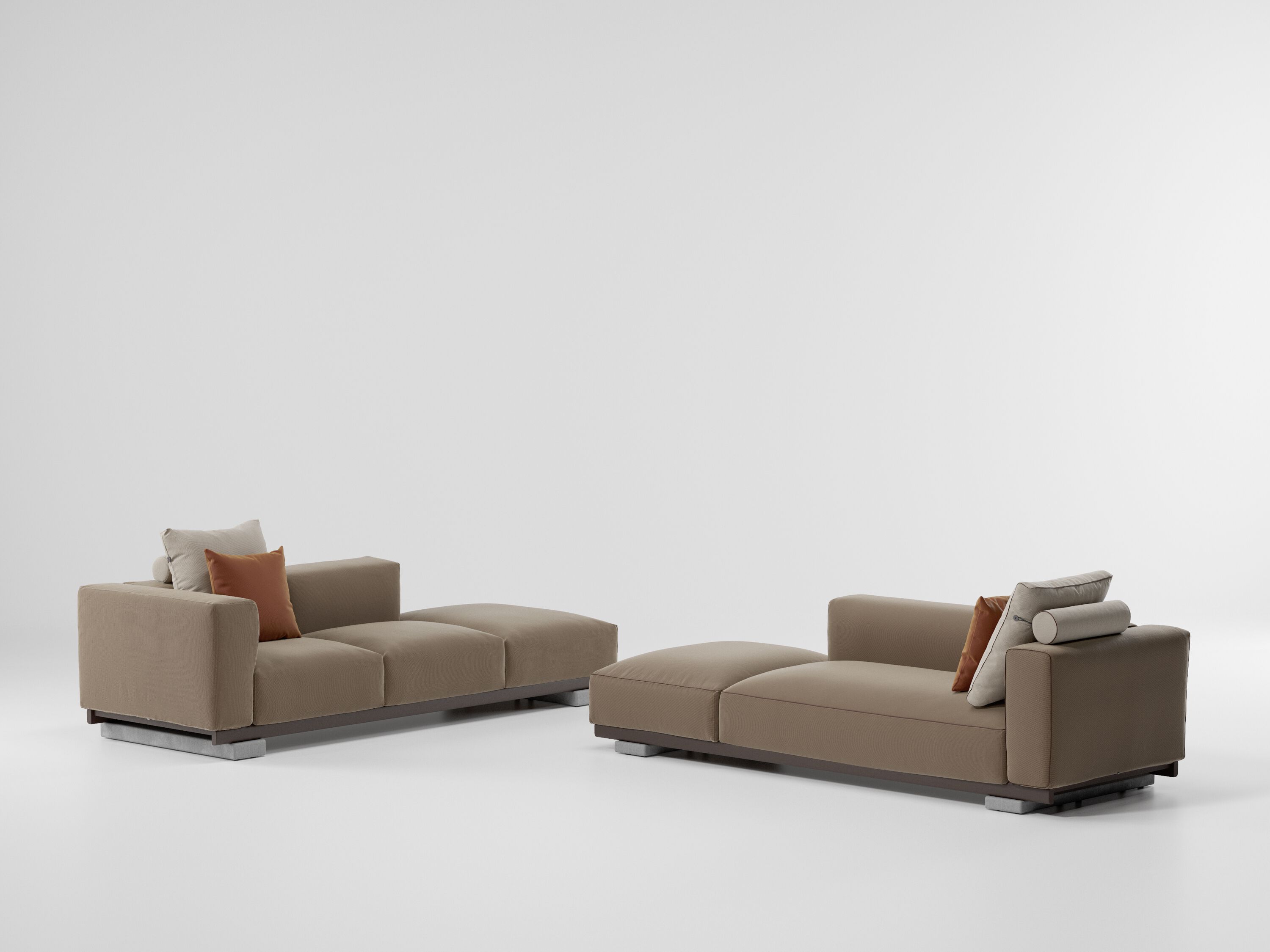 Угловой диван из ткани Kettal Molo ARCH-00109581 - Вид №1