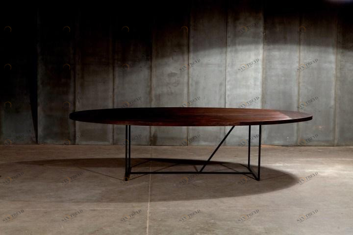 Heerenhuis Овальный стол из вторичного дерева sun-id-1438657