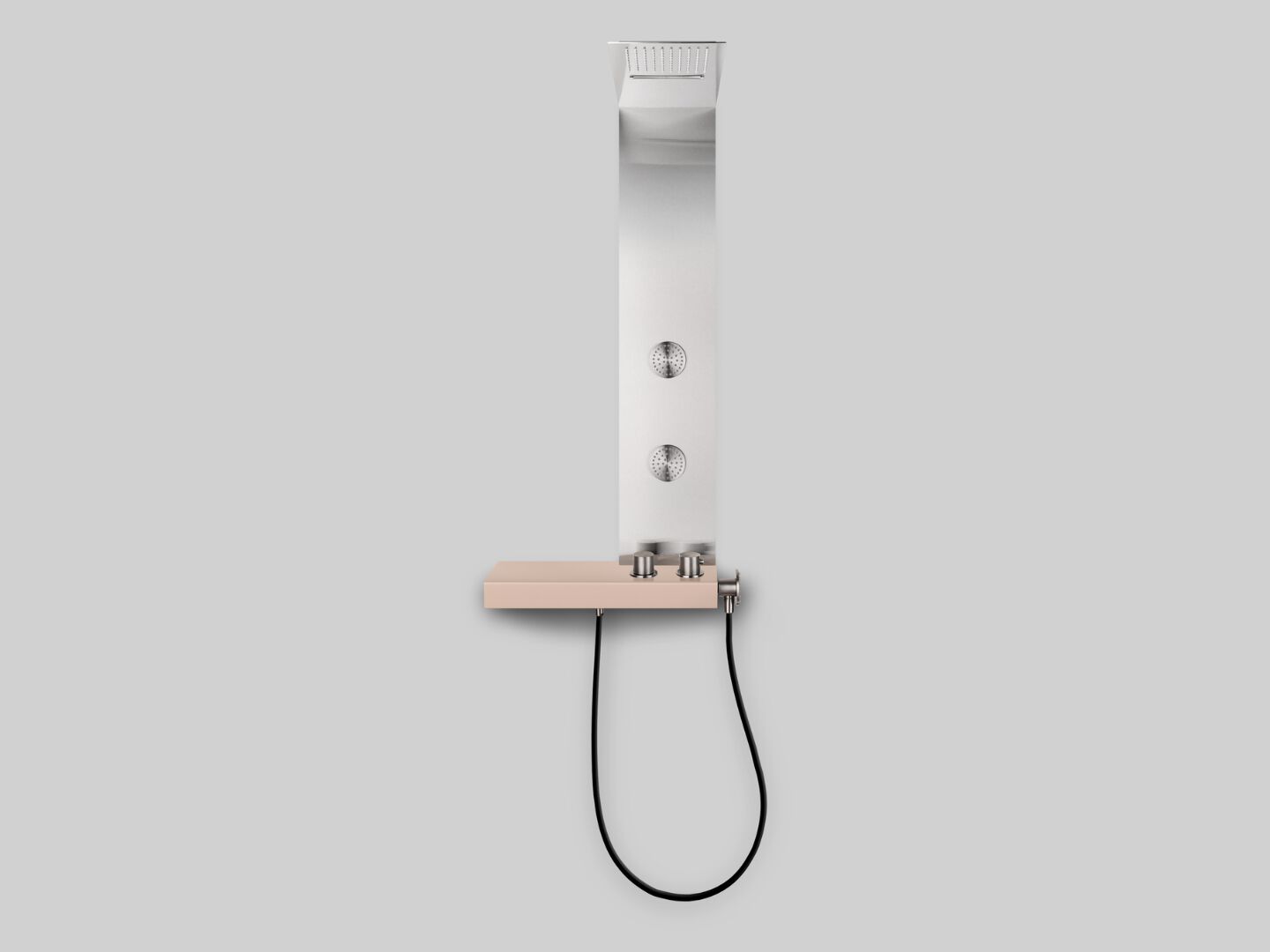 Настенная душевая панель из нержавеющей стали с ручным душем и душем Cropelli Alyssia ARCH-00105105 - Вид №28