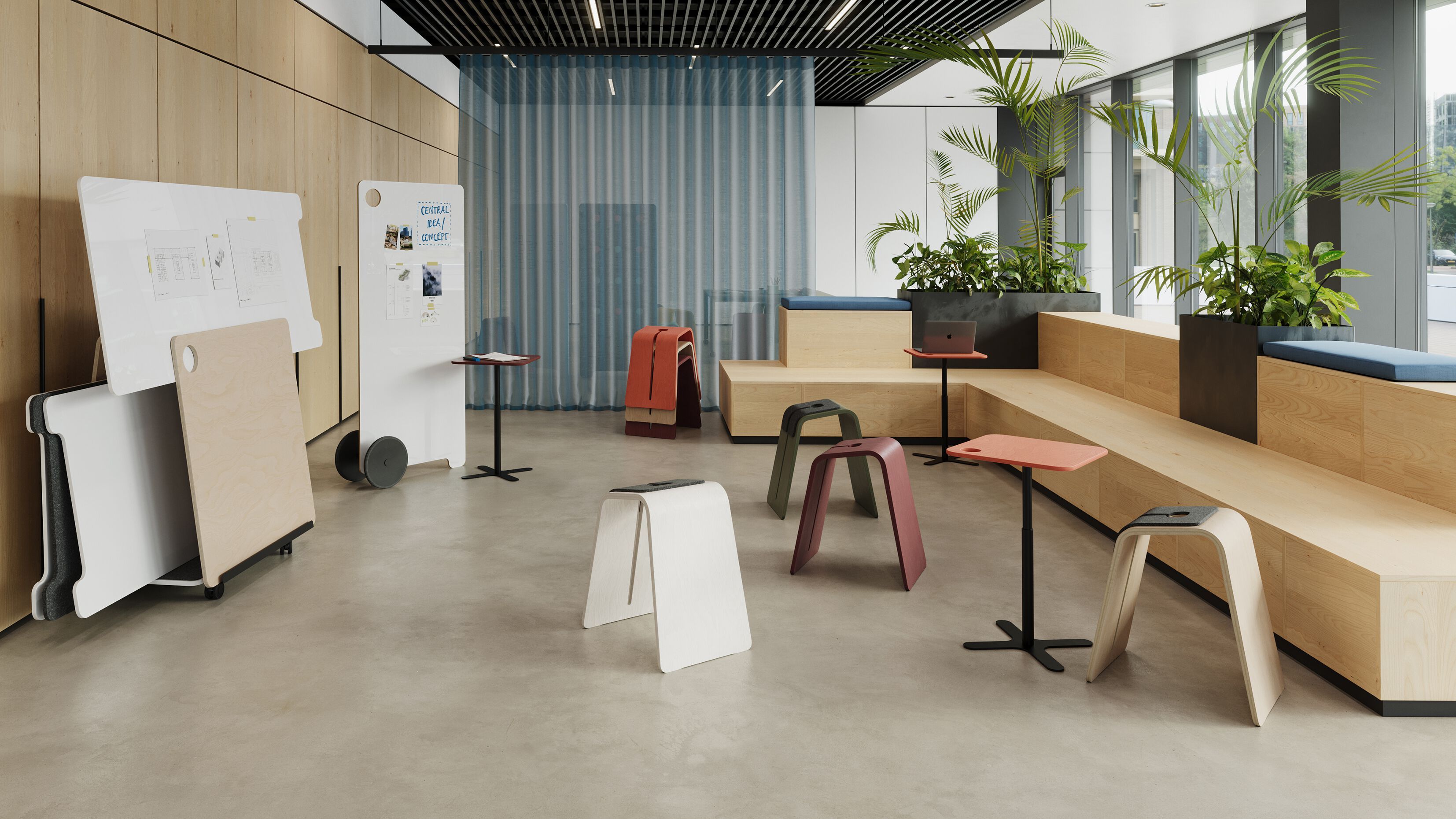 Низкий стул RENZ SHOWTIME ARCH-00047555 - Вид №7