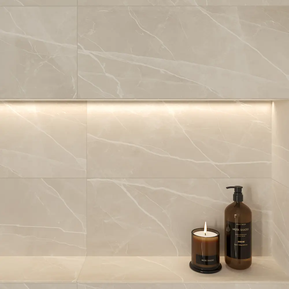 Настенная плитка Gracia Ceramica Breeze 25x60 см 1.2 м² глянцевая цвет бежевый 89413345 STLM-2055848